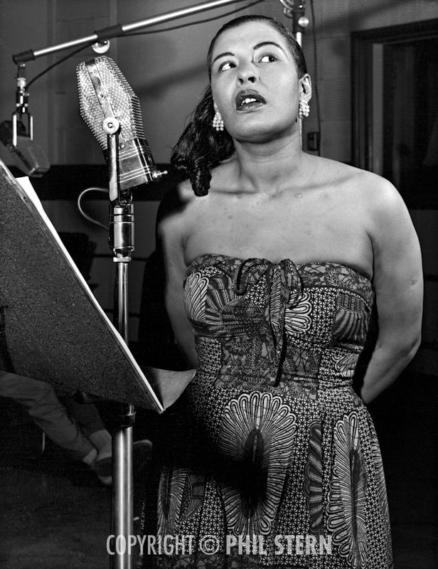 ... Billie Holiday recording the album Music for Touching, August 25, 1955