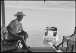 John Wayne relaxing in Acapulco, Mexico, ca. 1940s