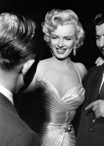 Marilyn Monroe at a children’s benefit at the Shrine Auditorium, 1953