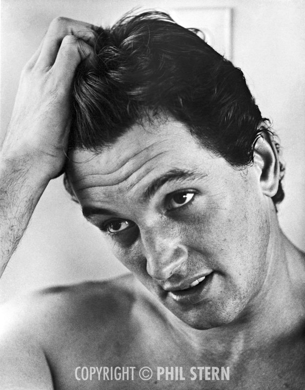 Rock Hudson during his first studio contract 1953