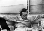 James Dean with friends at Googie’s Diner, Hollywood, May 1955